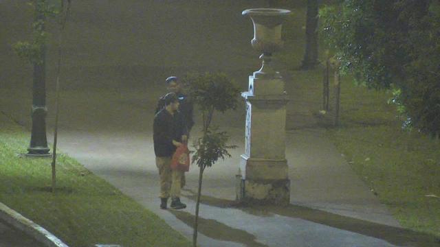 Serenazgo intervino a dos vándalos que pintarrajearon esculturas de Paseo Colón (Foto: Municipalidad de Lima)