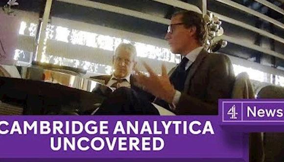 Facebook | Directivos de Cambridge Analytica se jactan de interferir en elecciones | VIDEO. (Foto: Captura)