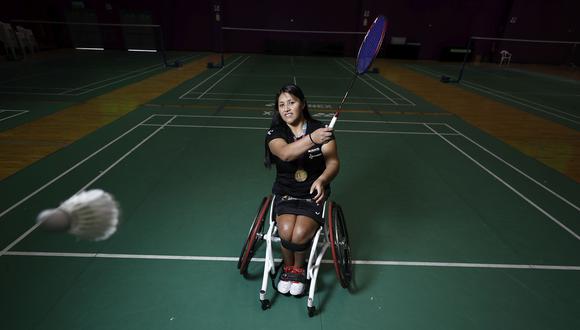 Pilar Jáuregui busca clasificar a Tokio en dobles y singles de parabádminton en silla de ruedas. (Foto: César Campos / GEC)
