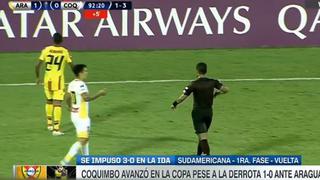 Fue expulsado, se “escondió” y jugó gratis varios minutos en la Copa Sudamericana 