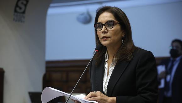 Patricia Juárez, de Fuerza Popular, dijo que se busca un texto producto del diálogo con todas las bancadas. (Congreso)