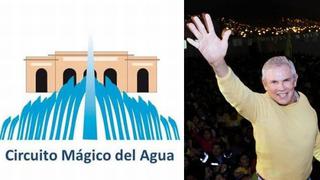 Circuito Mágico del Agua: nuevo logo no está autorizado