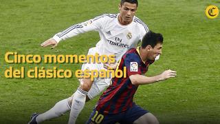 Real Madrid vs. Barcelona: cinco instantes claves del clásico