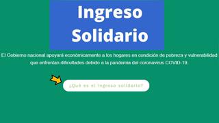 Más sobre el Ingreso Solidario de hoy: últimas noticias del 11 de junio