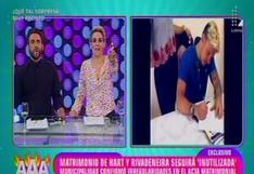 Peluchín: así criticó a En Boca de Todos tras confirmarse irregularidades de boda entre Korina y Mario Hart