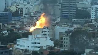 San Isidro: explosión de camioneta por balones de gas causó pánico en Av. Aramburú