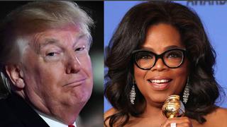 Trump asegura que "vencerá" a Oprah Winfrey en el 2020