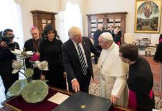 Papa Francisco le hizo broma a Trump que solo entendió Melania