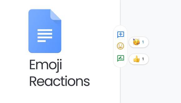 Google Docs ahora permitirá que los usuarios reaccionen a ciertas partes del texto con emojis. (Foto: Google)