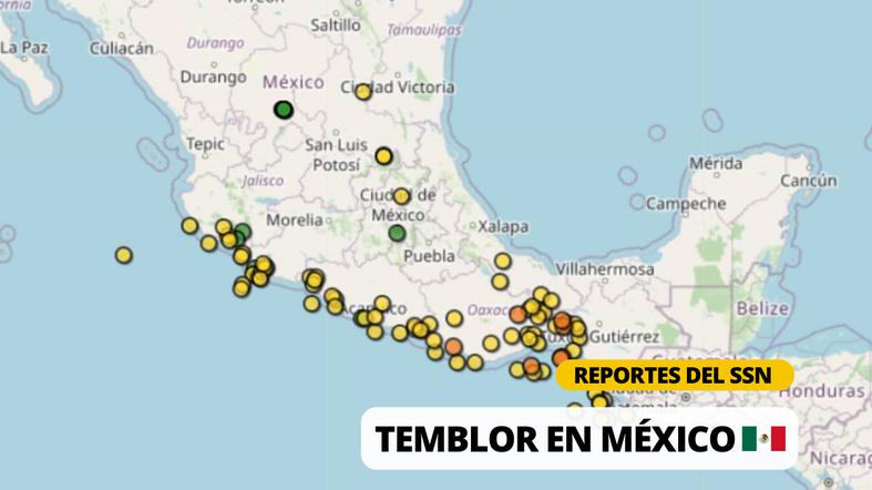 SISMO en México HOY: Magnitud y epicentro del último temblor según los reportes del SSN