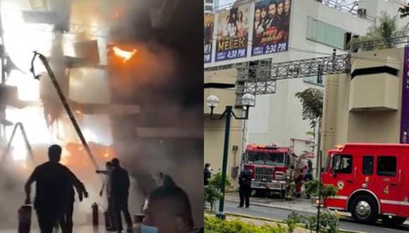 Incendio se registró en el canal Latina la tarde de este miércoles 7 de setiembre. (Foto: capturas | Amor y Fuego)