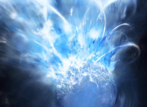 Artist's illustration of the magnetar.  (BCSS/MT.VISUAL)