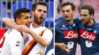 Serie A: Roma y Napoli ganan pero aún están lejos de Juventus