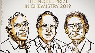 Nobel de Química 2019 es otorgado a creadores de la batería de iones de litio