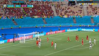 Portugal vs. Bélgica: Courtois atajó disparo de Cristiano Ronaldo y le negó el 1-0 a los lusos | VIDEO