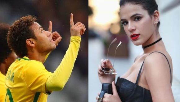 Neymar y su novia Bruna Marquezine.