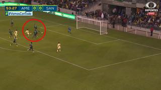 América vs. Santos: así fue el golazo de Fernando González para el 1-0 en el duelo de campeones | VIDEO