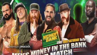 WWE Money in the Bank 2022: fecha, horario, canal y cartelera