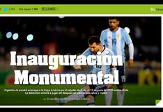 Copa América 2020 se iniciará con el Argentina vs. Chile: la reacción de los medios luego del sorteo en Colombia [FOTOS]