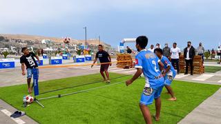 Agua Dulce: realizan evento deportivo en playa sin ser obligatorio la mascarilla
