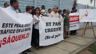 La Molina: protestan contra peaje en Av. Separadora Industrial