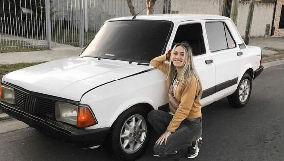 Luly Basile quería, desde hace muchos años, poseer un Fiat 128. (Foto: @lulybasile | Instagram)