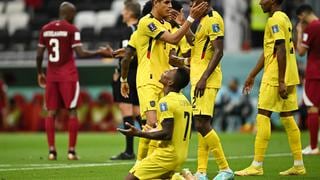 La emoción de los futbolistas ecuatorianos por la victoria ante Qatar en el duelo inaugural de Mundial | FOTOS