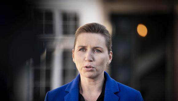 La primera ministra de Dinamarca, Mette Frederiksen, es la impulsora de la legislación contra los solicitantes de asilo. (Foto de Liselotte Sabroe / Ritzau Scanpix / AFP).