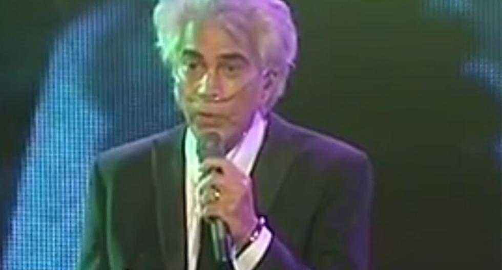 José Luis Rodríguez \'El Puma\' ofrece concierto con ayuda de un tanque de oxígeno. (Foto: Noticias Caracol)