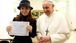 Cristina Fernández le pidió al Papa la mediación por el asunto de las Malvinas
