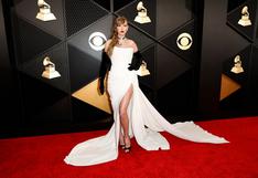 Taylor Swift llenó de elegancia la alfombra roja de los Grammy 2024 | FOTOS