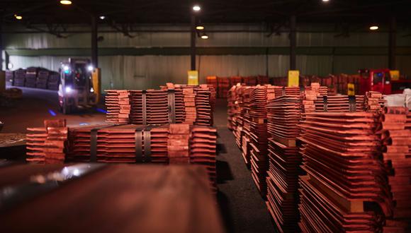 El cobre a tres meses en la Bolsa de Metales de Londres cedía un 2,2%. (Foto: Bloomberg)