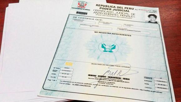 Te contamos qué es un certificado de antecedentes penales en Perú, cómo se puede obtener, y cuáles son los requisitos para tramitarlo. (Foto: Twitter Poder Judicial)