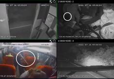 Puno: cámaras se seguridad graban el momento en que un bus con pasajeros es asaltado | VIDEO