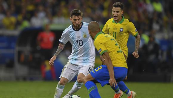 Argentina vs. Brasil: Lionel Messi vuelve a vestir la camiseta albiceleste tras el partido ante Chile por Copa América. | Foto: AFP