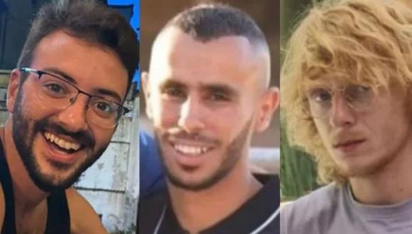 Los rehenes israelíes Yotam Haïm, Samer al-Talalqa y Alon Lulu Shamriz murieron en Gaza a manos del ejército de Israel por error.