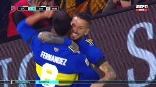 Gol de Darío Benedetto para el 1-0 de Boca Juniors vs. Barracas Central | VIDEO