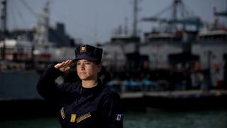 La primera comandante de una patrulla marítima en el Perú