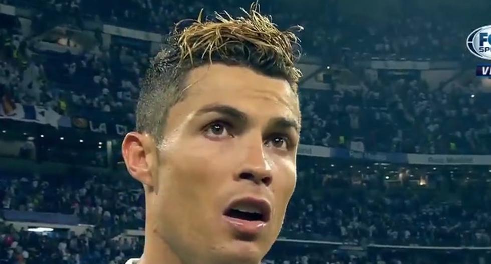 Cristiano Ronaldo le hizo un pedido a los hinchas del Real Madrid tras anotar un triplete. (Video: FOX Sports)