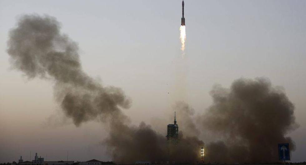 La nave Shenzhou-11 despega. (Foto: EFE)