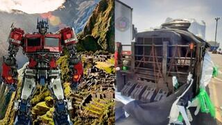 “Transformers” en Perú: los vehículos que llegaron al puerto del Callao para “El Despertar de las Bestias”