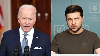 Presidente ucraniano Zelensky dice que conversó por teléfono con Biden