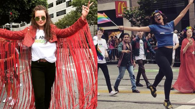 Parte del elenco de "13 Reasons Why", la exitosa serie de Netflix, se hizo presente en el Desfile del Orgullo Gay en la ciudad de San Francisco. (Foto: Instagram)
