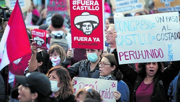 PNP se pronuncia tras convocatoria de movilización ‘Reacciona Perú’ este 5 de noviembre contra el Gobierno de Pedro Castillo. (Foto: Renzo Salazar / @photo.gec)