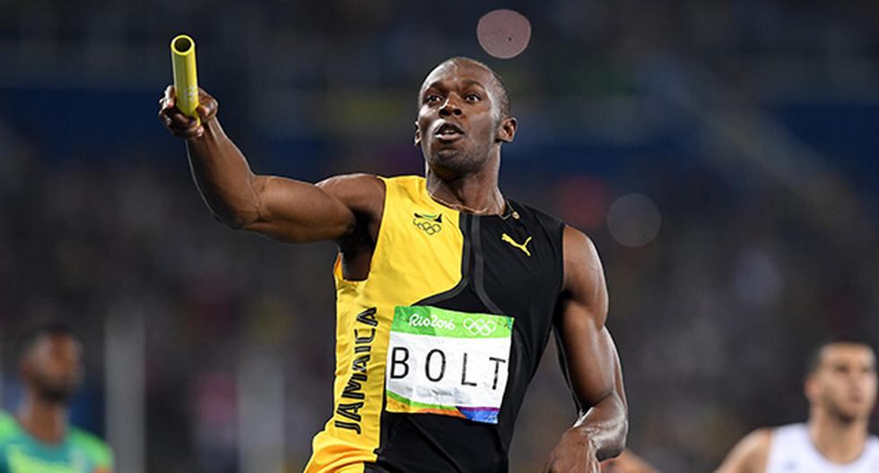Usain Bolt consiguió su ansiado \"triple-triple\". El plusmarquista ganó con el equipo de Jamaica la final de los 4x100 metros y obtuvo su tercer oro en Río 2016. (Foto: Getty Images)