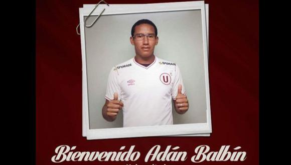 Adán Balbín será el nuevo refuerzo de Universitario de Deportes