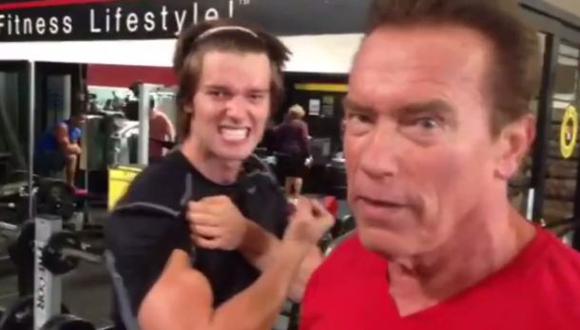 Arnold Schwarzenegger y el especial saludo a su hijo por su día