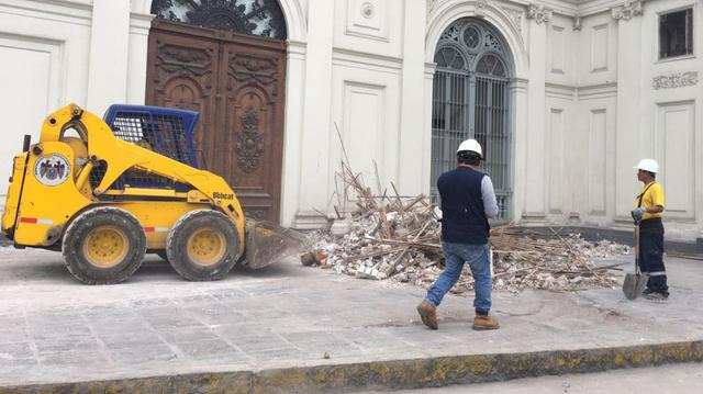 Así quedó el Museo de Arte de Lima tras derrumbe de cornisas - 3