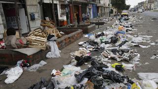 Basura en Gamarra: emporio amaneció lleno de desperdicios