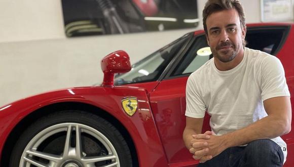 Fernando Alonso subasta su Ferrari Enzo: se trata del chasis n.1 y solo tiene 4.800 kilómetros